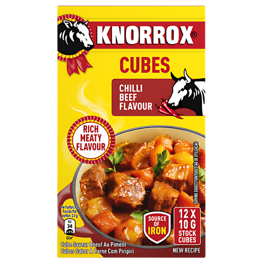 [35112] Knorrox Stock Cubes - 12s - 120g (Chilli Beef)