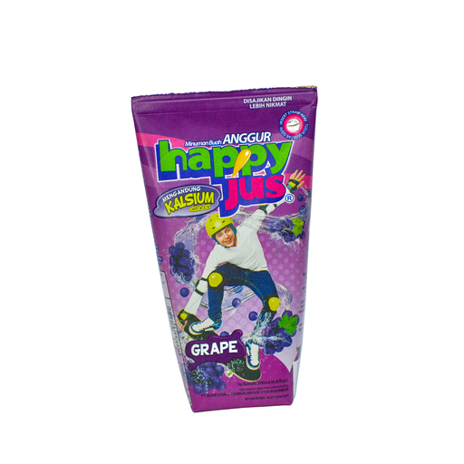 [12123] Happy Jus 200ml (Grape)