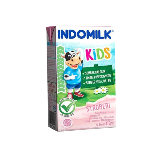 [14005] Indomilk Kids 115ml (Strawberry)