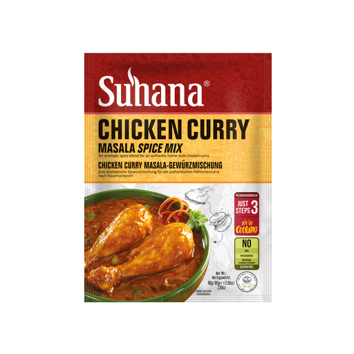 [35513] Suhana RTC Spice Mix 80g / 100g (Chicken Curry 80g)