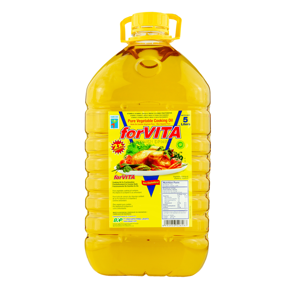 Forvita Cooking Oil 5 Ltr Bot