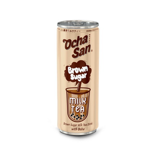 [16203] Ocha Bub Tea 230ml (Br Sug Boba)