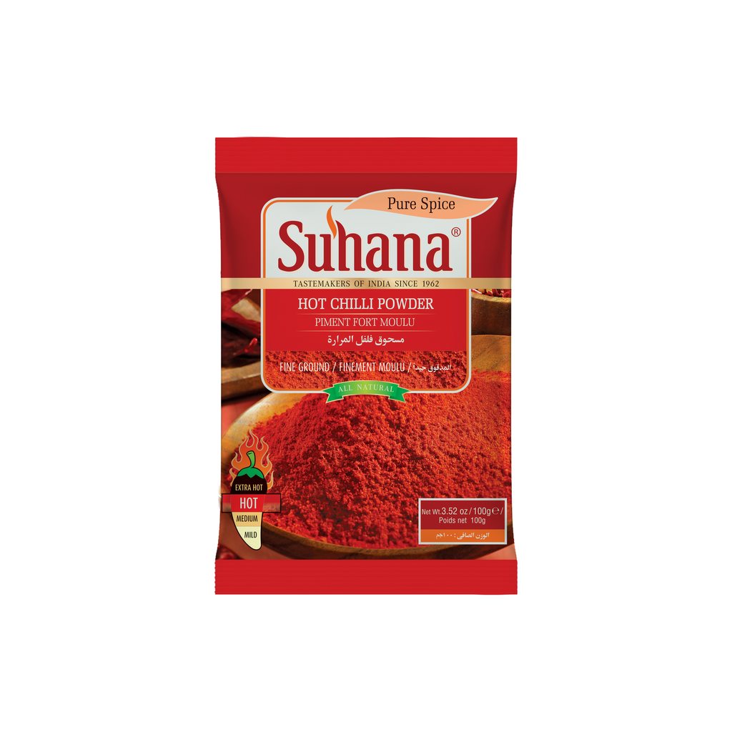 Suhana Spice Hot Chilli Powder 100g (120pcs)