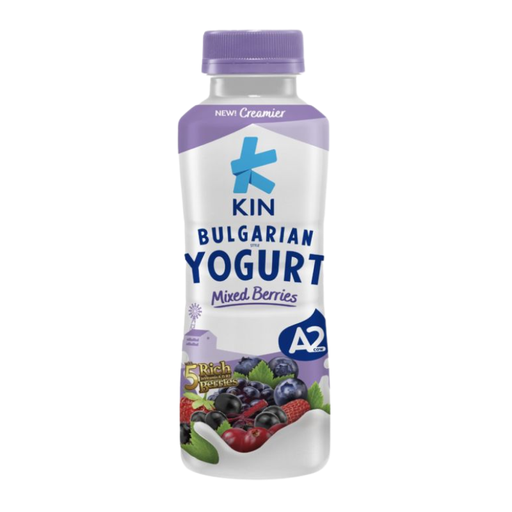 [14137] KIN Yoghurt 200ml (Mixed Berries)