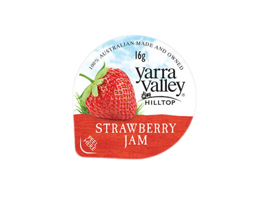 [44351] Yarra Valley Hilltop Portion Jam 16g (Strawberry)