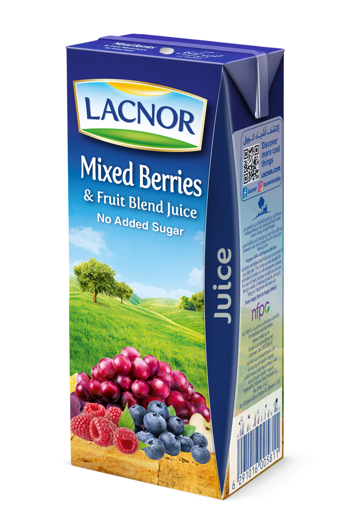 Lacnor Juice 180ml (Mix Berry)