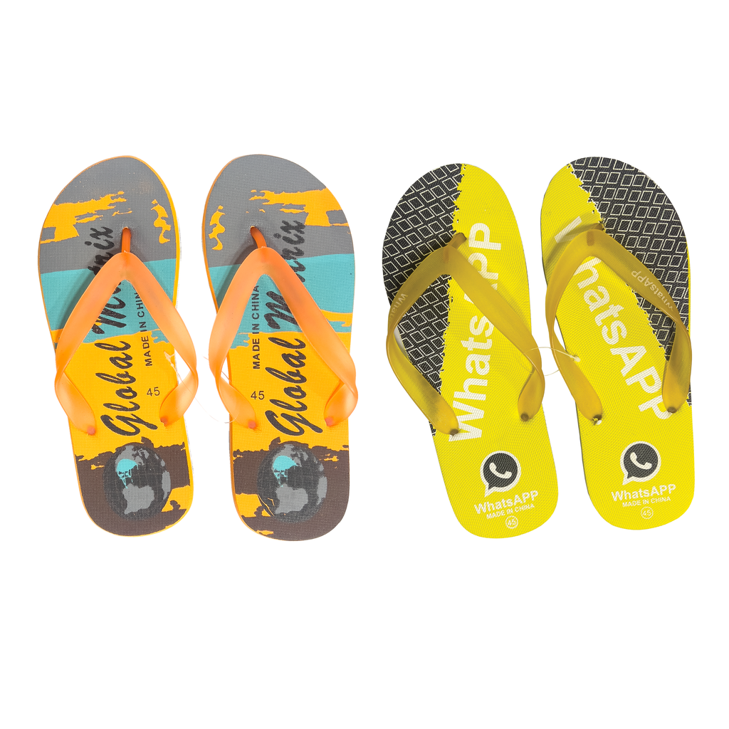 Sale Slippers - Mens Mix Color Brand