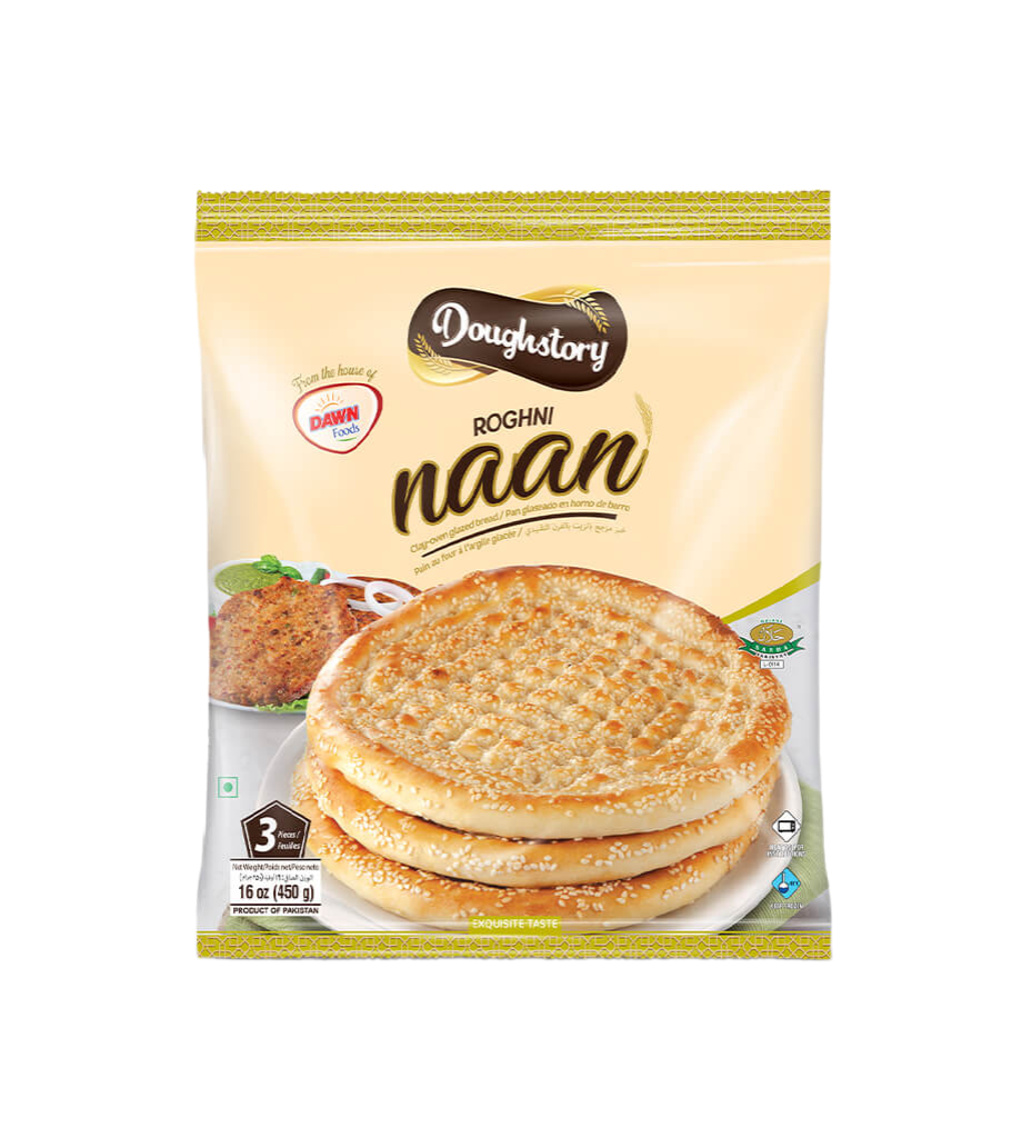 DoughStory Roghini Naan 450g (3 Pcs)