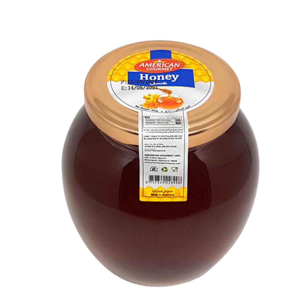 American Gourmet Honey 500g Bot