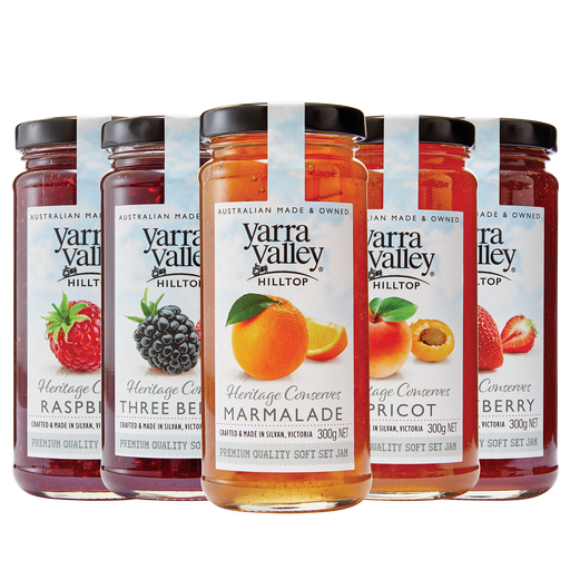 [44366] Yarra Valley Hilltop Jam 300g (Plum)