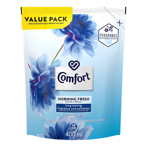 [52281] Comfort Fabric Conditioner - Pouch 400ml (Morning Fresh)