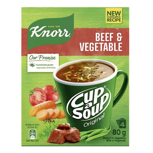 [41101] Knorr Cup-A-Soup - Regular 80g/84g (Beef & Vegetable)