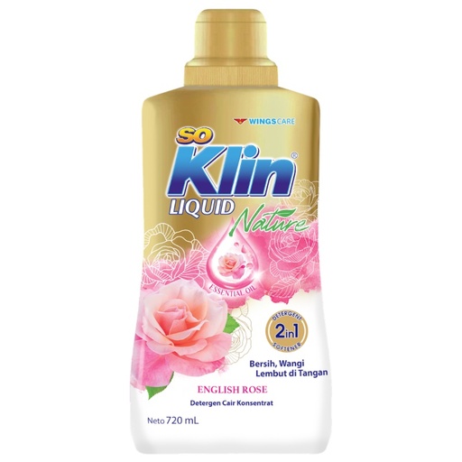 [52361] So Klin Liquid Detergent 720ml (English Rose)