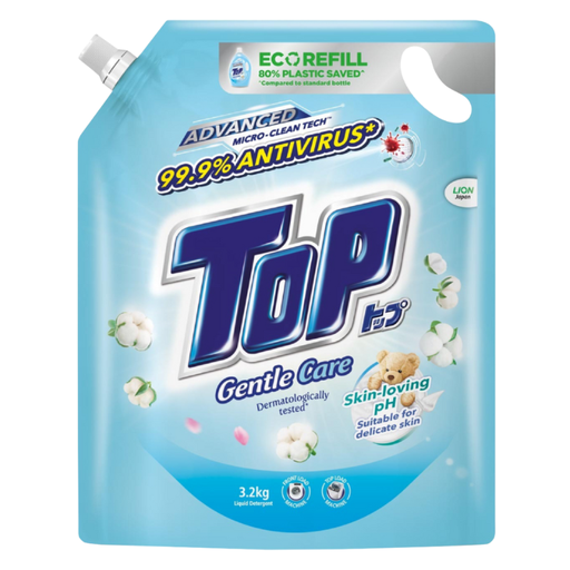 [52188] TOP Liquid Refill Premium 3.2 Kg (Soft Blue Ge Car)
