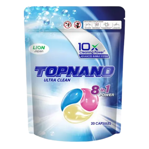 [52251] TOP Nano Detergent Capsule 240g (Ultra Cl-BLUE)
