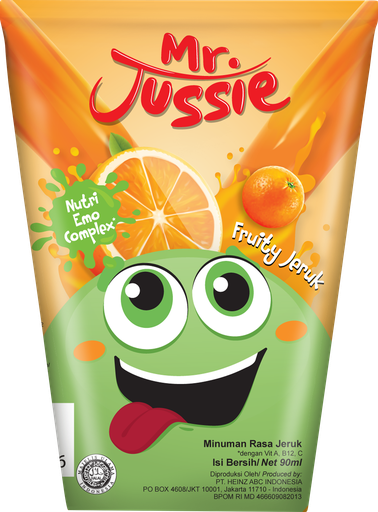 [12241] Mr Jussie Fruity 90ml (Orange)
