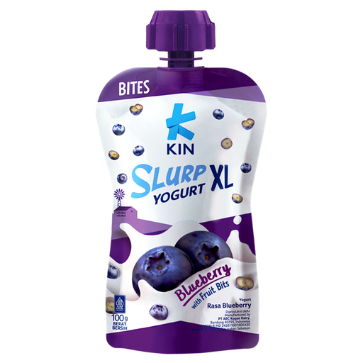 [14151] Kin XL Slurp Yoghurt 80g (Blueberry)