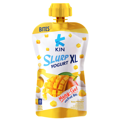 [14153] Kin XL Slurp Yoghurt 80g (Mango)