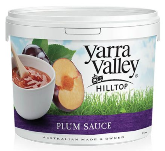 Yarra Valley Hilltop Sauce - Plum 2 Ltr Short Expiry