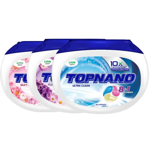 [52261] TOP Nano Detergent Capsule 480g (Flo Amore- PURPLE)