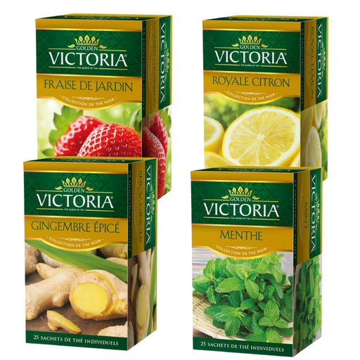 [16513] Golden Victoria Flavor Tea 25's Box (Peach)