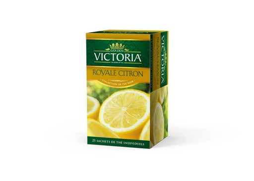 [16515] Golden Victoria Flavor Tea 25's Box (Lemon)