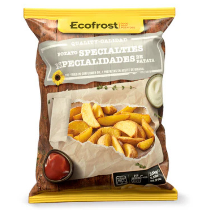 Ecofrost Potato Wedges Skin 2.5Kg