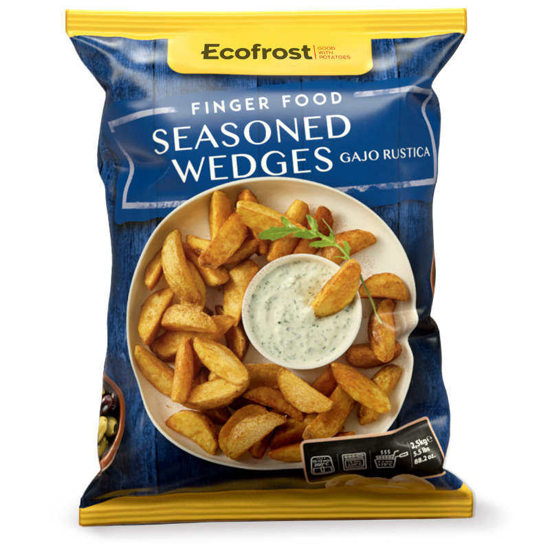 Ecofrost Potato Seasoned Wedges 2.5Kg