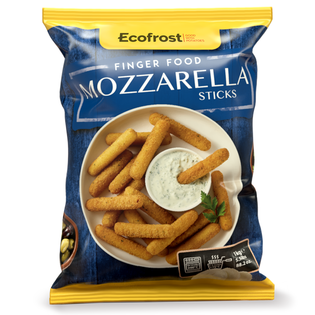 Ecofrost Mozzarella Sticks 1Kg
