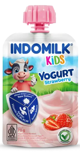 [14162] Indomilk Kids Yoghurt Pouch 70g (Strawberry)