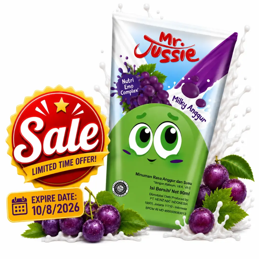 Sale Mr Jussie Milky 90ml (Grape) 