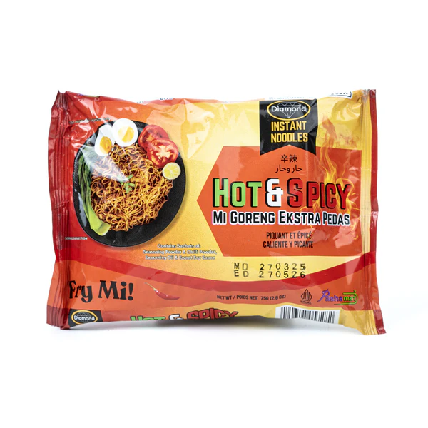 Diamond Hot & Spicy Fried Noodles 75g