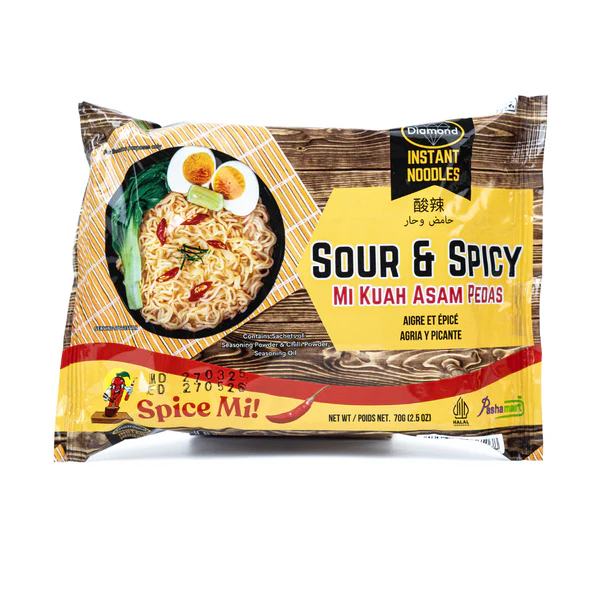 Diamond Spice Mi Sour & Spicy Soup Noodle 70g