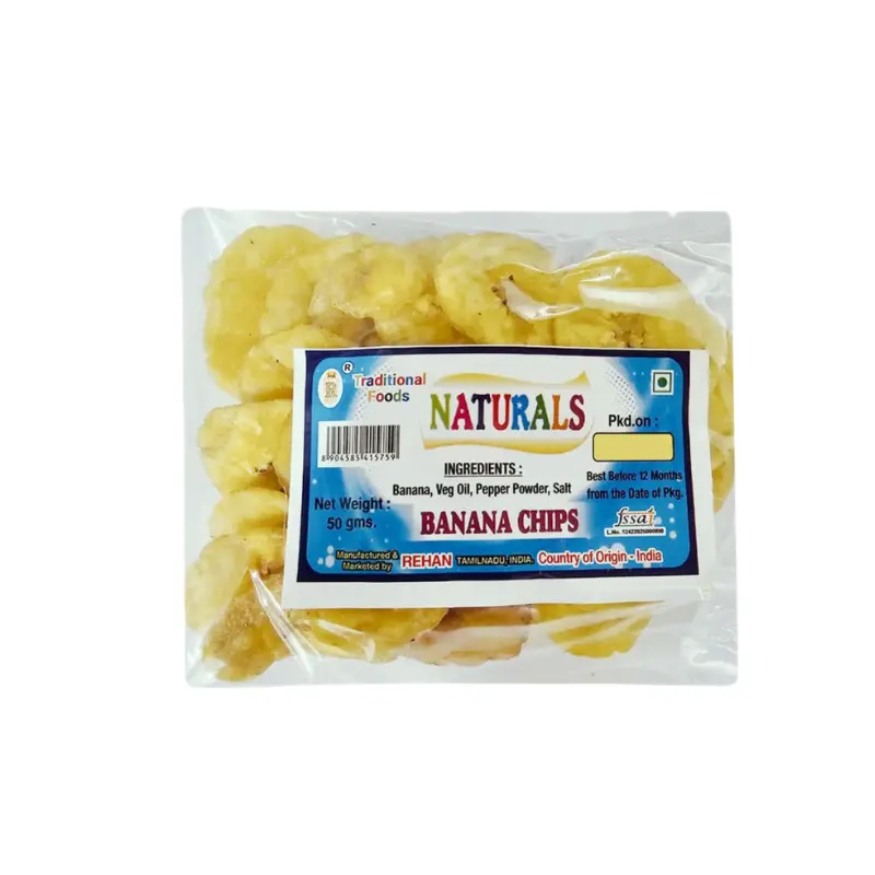 Banana Chips 50g (20 Bondi)