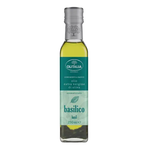 [34452] Olitalia Condiment Oil 250ml (Basil)
