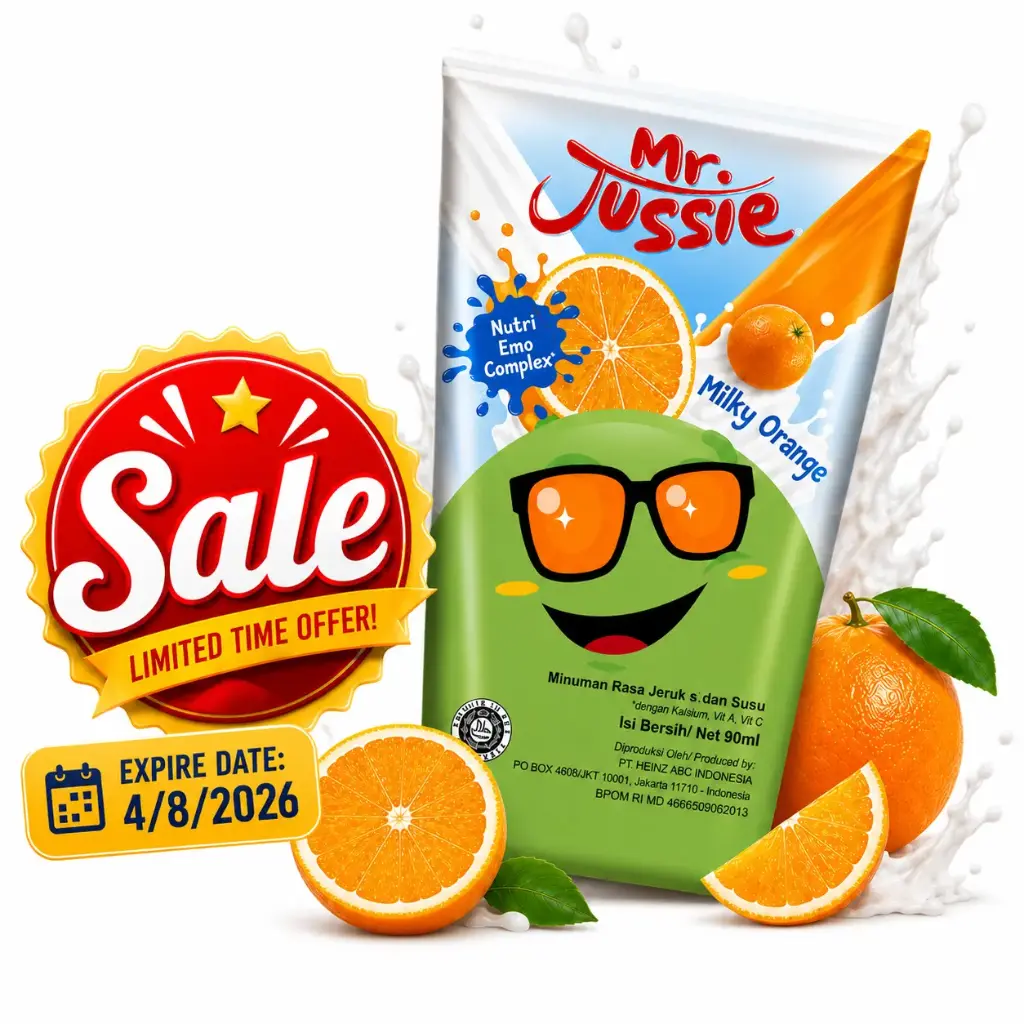 Sale Mr Jussie Milky 90ml (Orange) 
