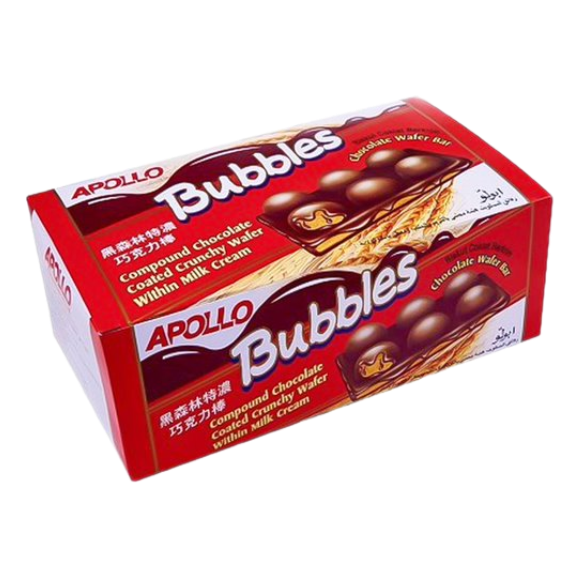 Apollo Bubbles Chocolate Wafer Bar 32g Short expiry