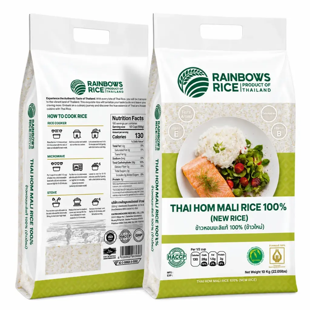 Rainbows Premium Thai Hom Mali Rice 10Kg