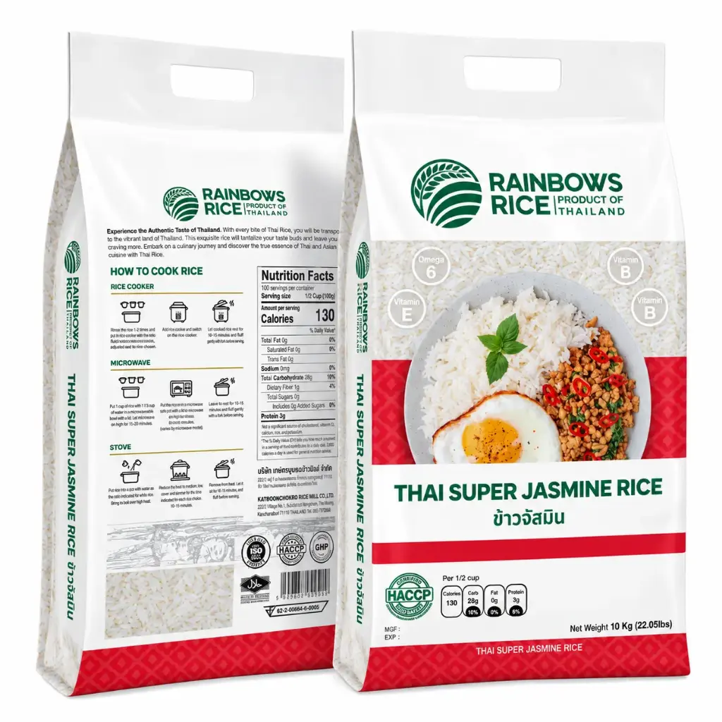 Rainbows Thai Super Jasmine Rice 10Kg