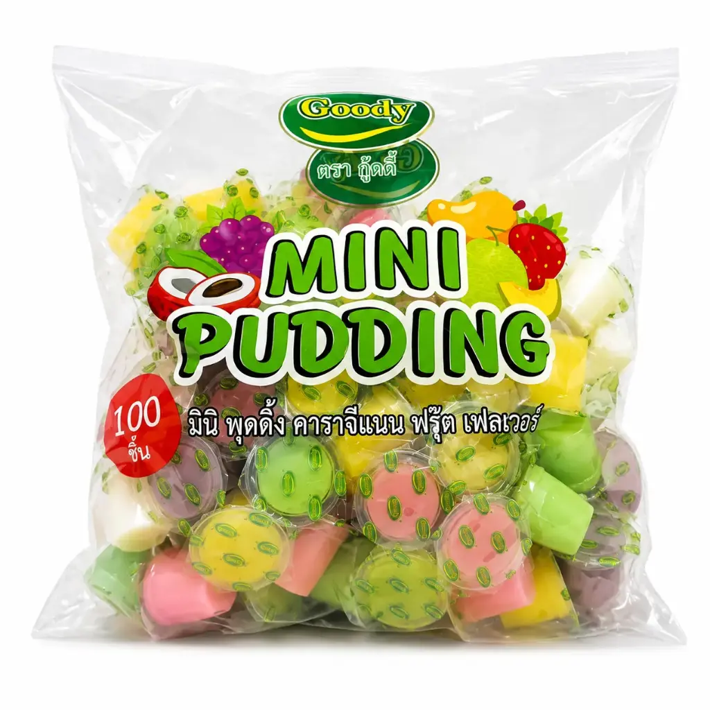 Goody Mini Pudding (100 Pcs) 1.56Kg Packet