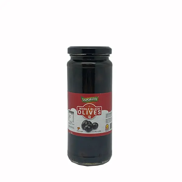 Saporito Whole Black Olive 340g