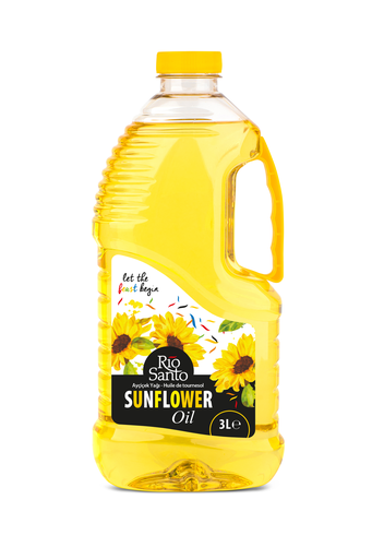 [34013] Rio Santo Sunflower Oil 3 Ltr