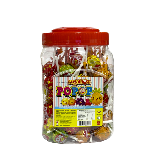 [24283] Popop Ball Lolli Pop Jar 9g