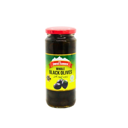 [42174] Swiss Garden Black Olives 200g
