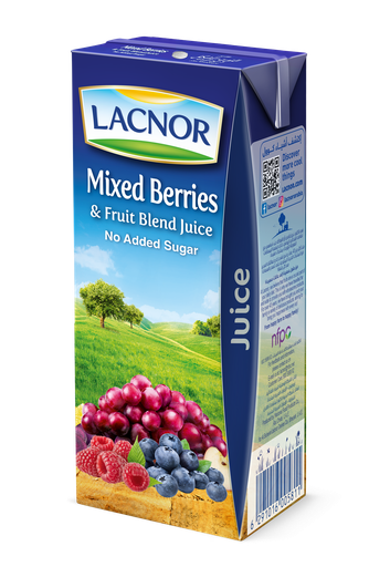 [13007] Lacnor Juice 180ml (Mix Berry)