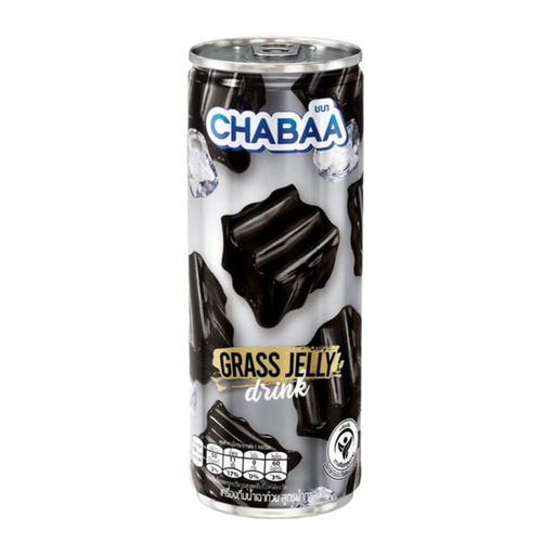 [11075] Chabaa Grass Jelly Drink Less Sugar 230ml