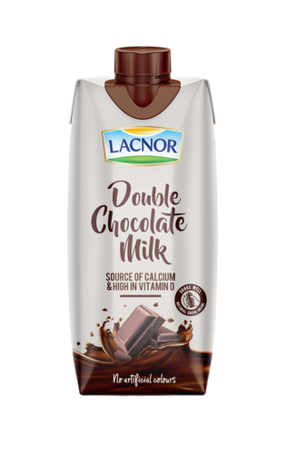 [14341E] Lacnor Double Chocolate Milk 250ml Short Expiry