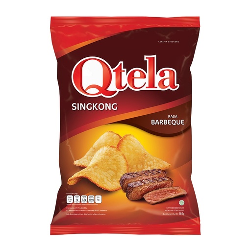 [23152E] Qtela Cassava Chips 60g (BBQ) Short Expiry