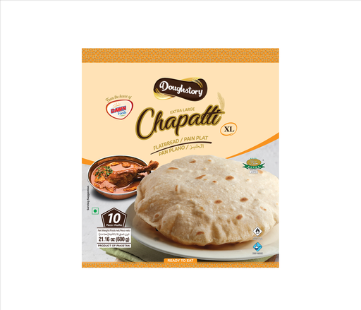 [48011S] Sale DoughStory Chapatti XL 600g (10 Pcs)