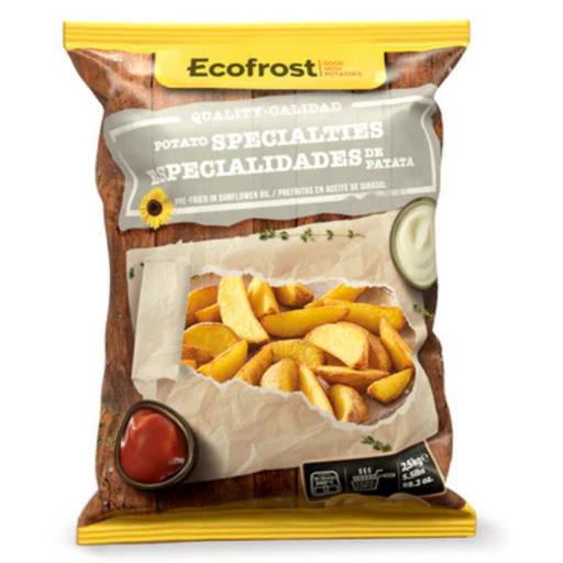 [48216] Ecofrost Potato Wedges Skin 2.5Kg